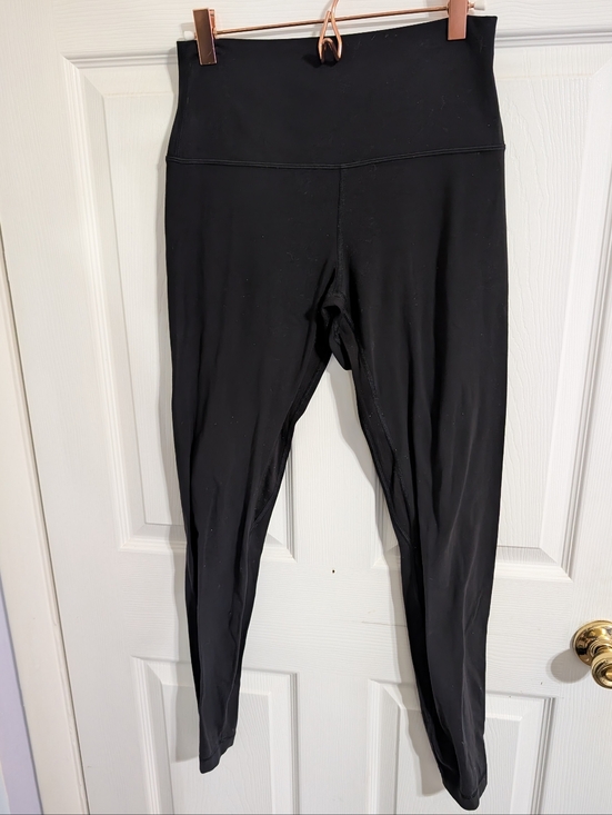 lululemon athletica Pants - Lululemon Womens Leggings Run Yoga Black Align High Rise 28" Size 8 (W5CTES)